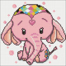 Pink Elephant CS2480 7.9 x 7.9 inches Crafting Spark Diamond Painting Kit