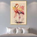 Pink Flamingo Canvas