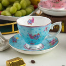 Pink floral bone china flower tea cup set dining room phnom penh trim
