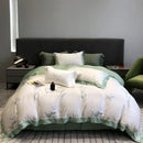 Pink floral eucalyptus lyocell flowers duvet set bedroom bedding