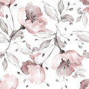 Elegant Pink Floral Wallpaper Fashionable