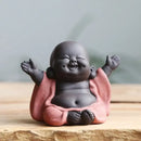 DecorBites™ Ceramic Maitreya Buddha Statue Tea Sculpture Figurine Craft Display Ornament