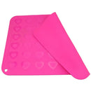 Pink heart silicone macaron baking mat kitchen cookie mold