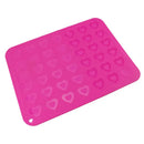 Pink heart silicone macaron baking mat kitchen cookie mold