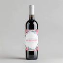 Pink Mint Bridesmaid Wine Label