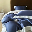 Pink satin eucalyptus fiber bedding set – bedroom luxury quilt cover