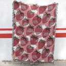 DecorBites™ Cat Strawberry Knitted Blanket Sofa Cover