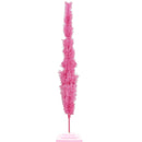 Pink Tinsel Christmas Tree