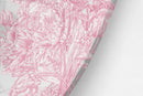 Pink Tulips Printed Transparent Acrylic Circle