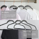 Pink velvet and gold wooden 45cm flocking hanger bedroom trousers rack