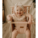 Indoor High Back Baby Swing-Pink