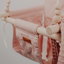 Indoor High Back Baby Swing-Pink