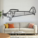 Piper J-3 Cub Metal Aircraft Wall Art - NCP0439
