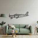 PA-32-260 Cherokee Six Metal Aircraft Wall Art - NCP0116