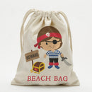 Pirate Personalized Character Drawstring Sack
