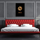 Pisces - Gold Canvas