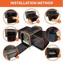 Mr. Peanut's Diamond Series Airline Compliant Double Expandable Pet Carrier