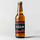 Plaid Thank You Groomsman Beer Label