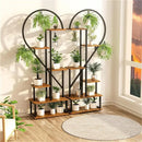 Plant Stand 6-Tier Heart Shaped