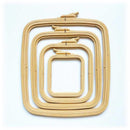 Plastic Square Hoop Nurge 170-13 Coffee Brown