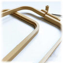 Plastic Square Hoop Nurge 170-13 Coffee Brown