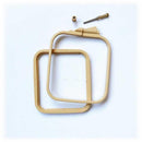 Plastic Square Hoop Nurge 170-14 Coffee Brown