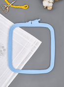 Plastic Square Hoop Nurge 170-14 Pastel Blue