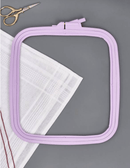 Plastic Square Hoop Nurge 170-14 Pastel Lilac