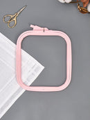 Plastic Square Hoop Nurge 170-14 Pastel Pink