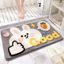 DecorBites™ Cartoon Animal Bathroom Carpet - Non-slip Absorbent Soft Bath Rug