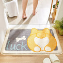 DecorBites™ Cartoon Animal Bathroom Carpet - Non-slip Absorbent Soft Bath Rug