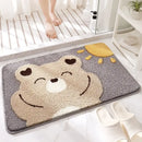 DecorBites™ Cartoon Animal Bathroom Carpet - Non-slip Absorbent Soft Bath Rug