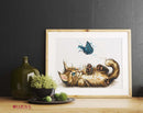 Playful Kitten B7013L Counted Cross-Stitch Kit