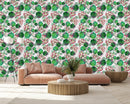 Stylish Watercolored Leaves Wallpaper Vogue