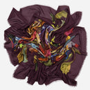 Catrina -Modal Cashmere Scarf Shawl - Plum