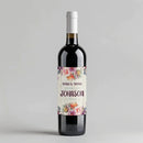 Plum Light Wood Wine Label
