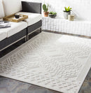 Plumtree 3D White Outdoor Rug