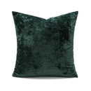 Plush dark grain velvet pillow cover living room decor