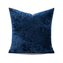 Plush dark grain velvet pillow cover living room decor
