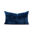 Plush dark grain velvet pillow cover living room decor