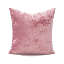 Plush dark grain velvet pillow cover living room decor