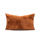 Plush dark grain velvet pillow cover living room decor
