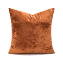 Plush dark grain velvet pillow cover living room decor