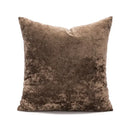 Plush dark grain velvet pillow cover living room decor