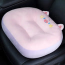 Plush gray cat shark cushion kids room seat pad