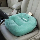Plush gray cat shark cushion kids room seat pad