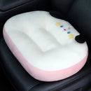 Plush gray cat shark cushion kids room seat pad