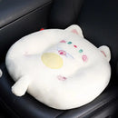 Plush gray cat shark cushion kids room seat pad