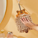 DecorBites™ Cat Kitchen Hand Towel Microfiber Chenille Super Absorbent Quick-dry Home Towel
