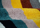 Plush Rainbow Kids, Nursery and Playroom Rug, 3x5, 4x6 and 5x7 Hand Woven Shag